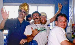 Swami Raj and his pals in Key West